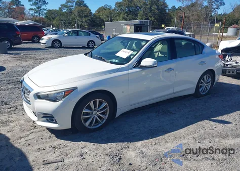 2015 Infiniti Q50 Premium from USA, damaged, VIN JN1BV7AR1FM410682